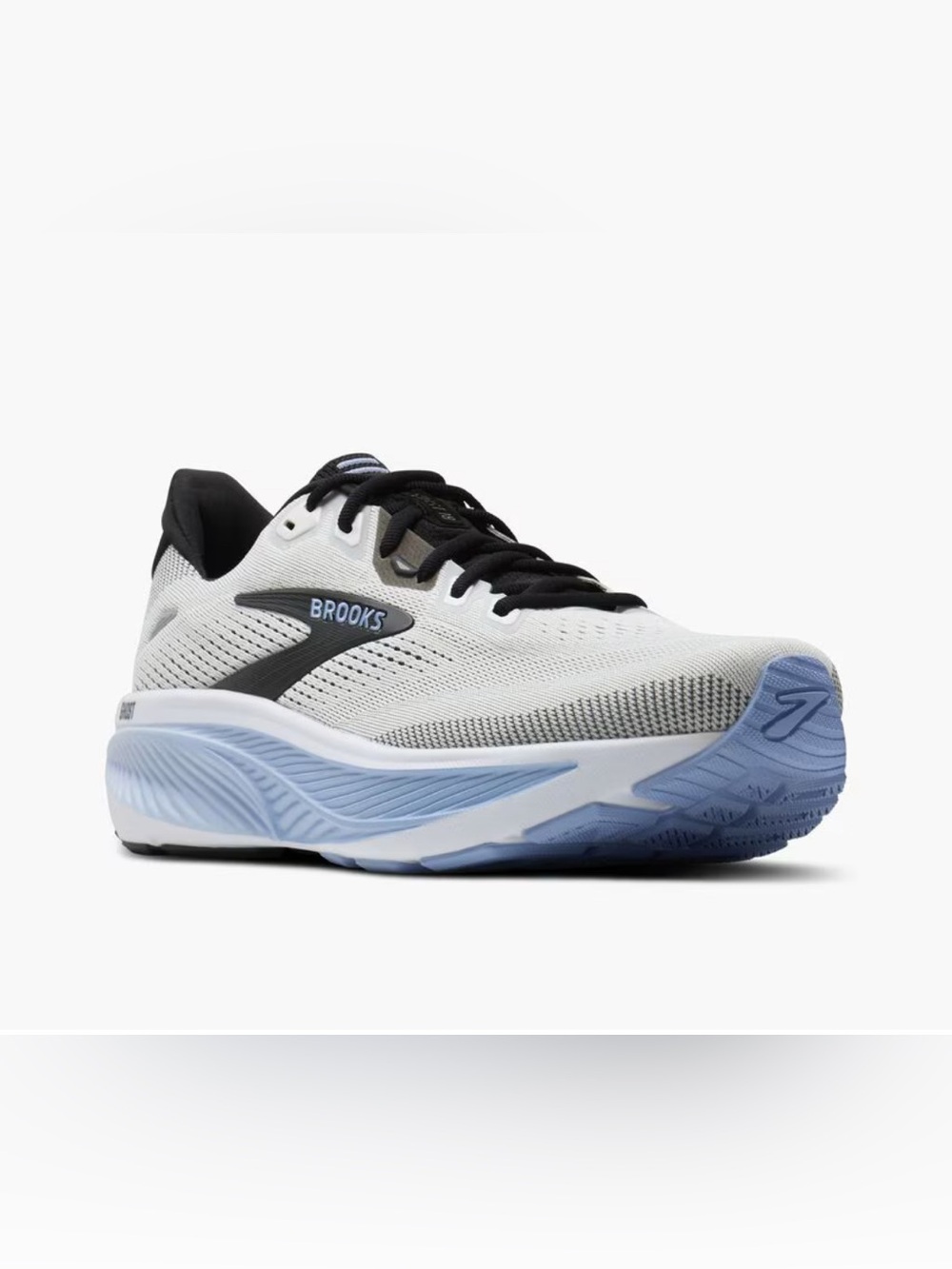 Brooks Ghost 18 Men's Running Shoes White/Black/Open Air NEW 110493-1D-172